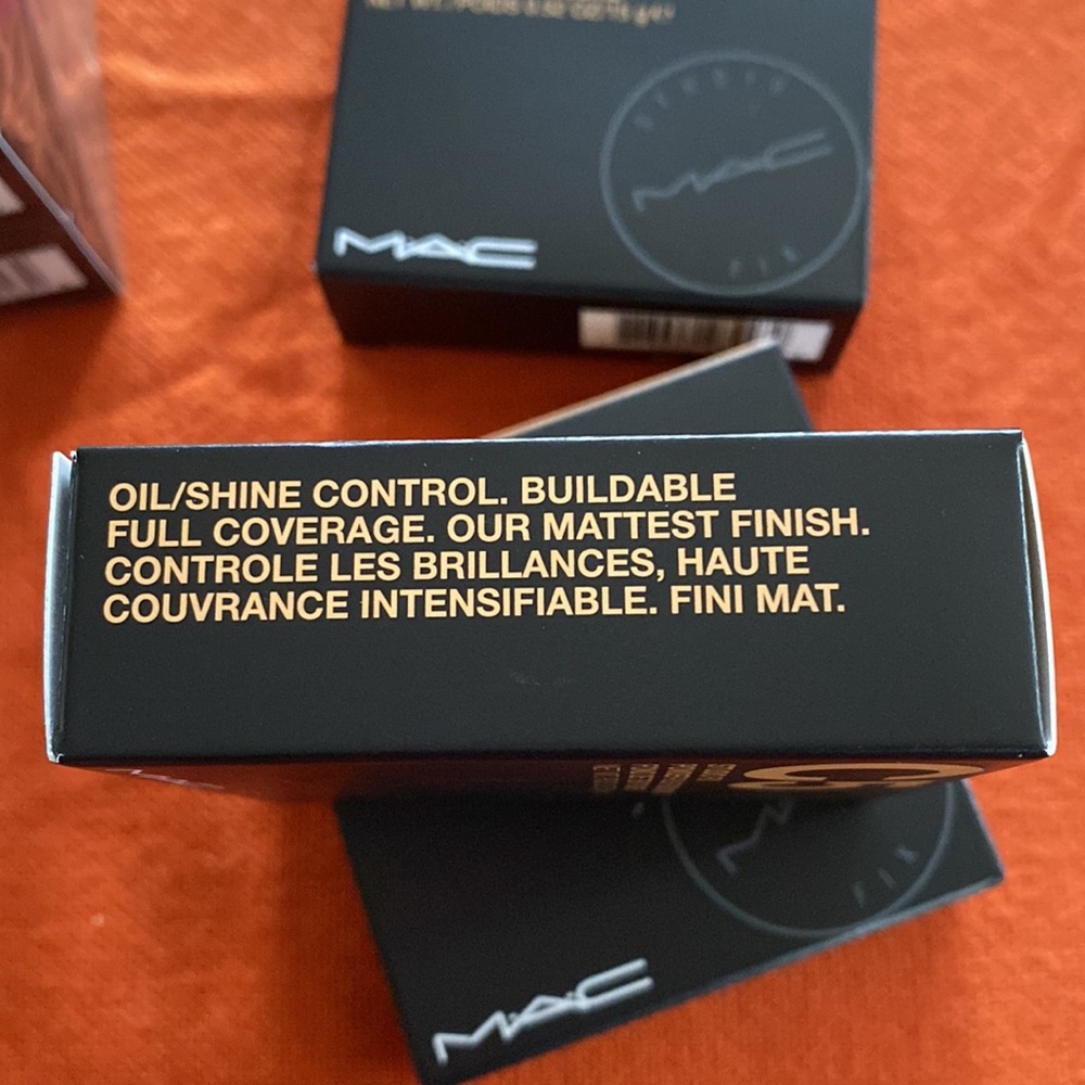 3/pack MAC C5 Studio Fix Powder Plus Foundation Net weight 0.52OZ/15g B62 - Picture 6 of 14